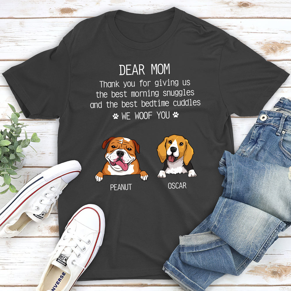Snuggles and Cuddles - Personalized Custom Unisex T-shirt