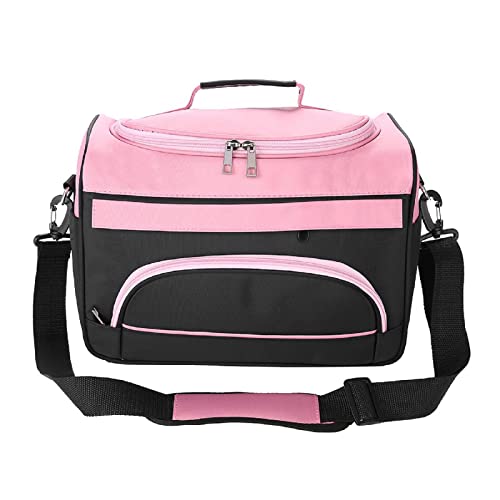Petyoung Large Capacity Hairdressing Carrying Bag with Shoulder Strap,Professional Hairdressing Equipment Beauty Salon Tool Travel Storage Case,Portable Barber Toolkit Comb Scissors Clip Storage