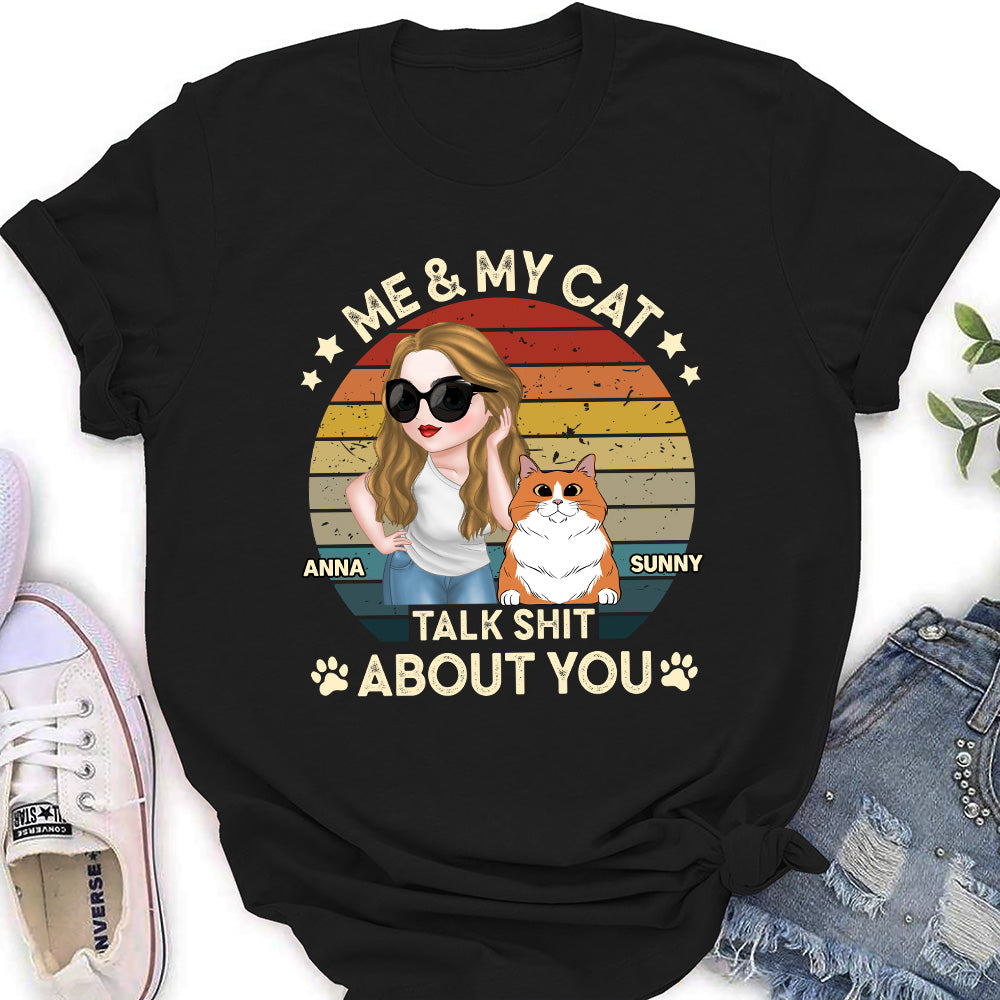Talk Shit About You - Personalized Custom Women's T-shirt