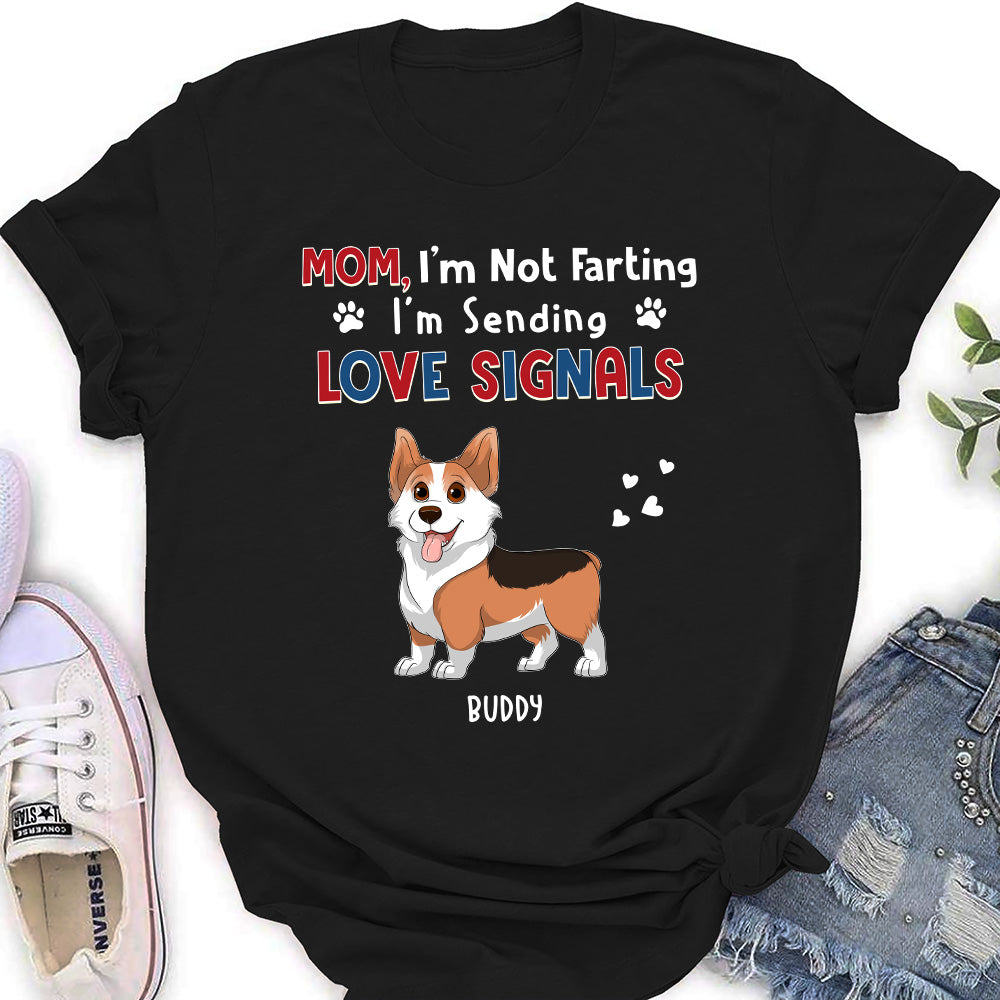 Sending Love Signals - Personalized Custom Women's T-shirt
