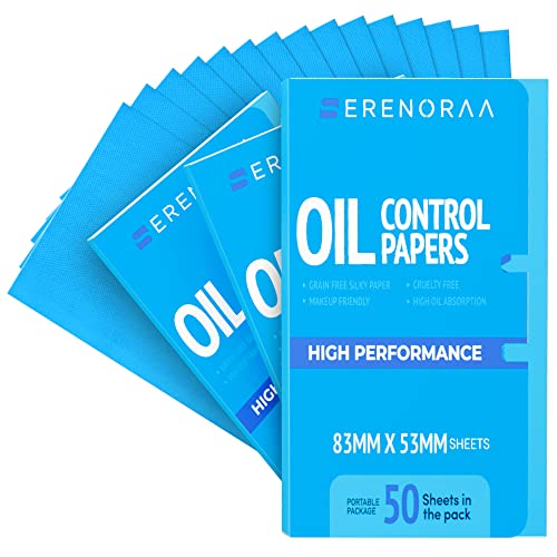 Extra High-Performance Oil Blotting Sheets for Face - 3x50 Sheets - Grain Free Silky and Softer Blotting Paper for Oily Skin to Reduce Skin Acne - Makeup Friendly, Thick & Strong Natural Paper