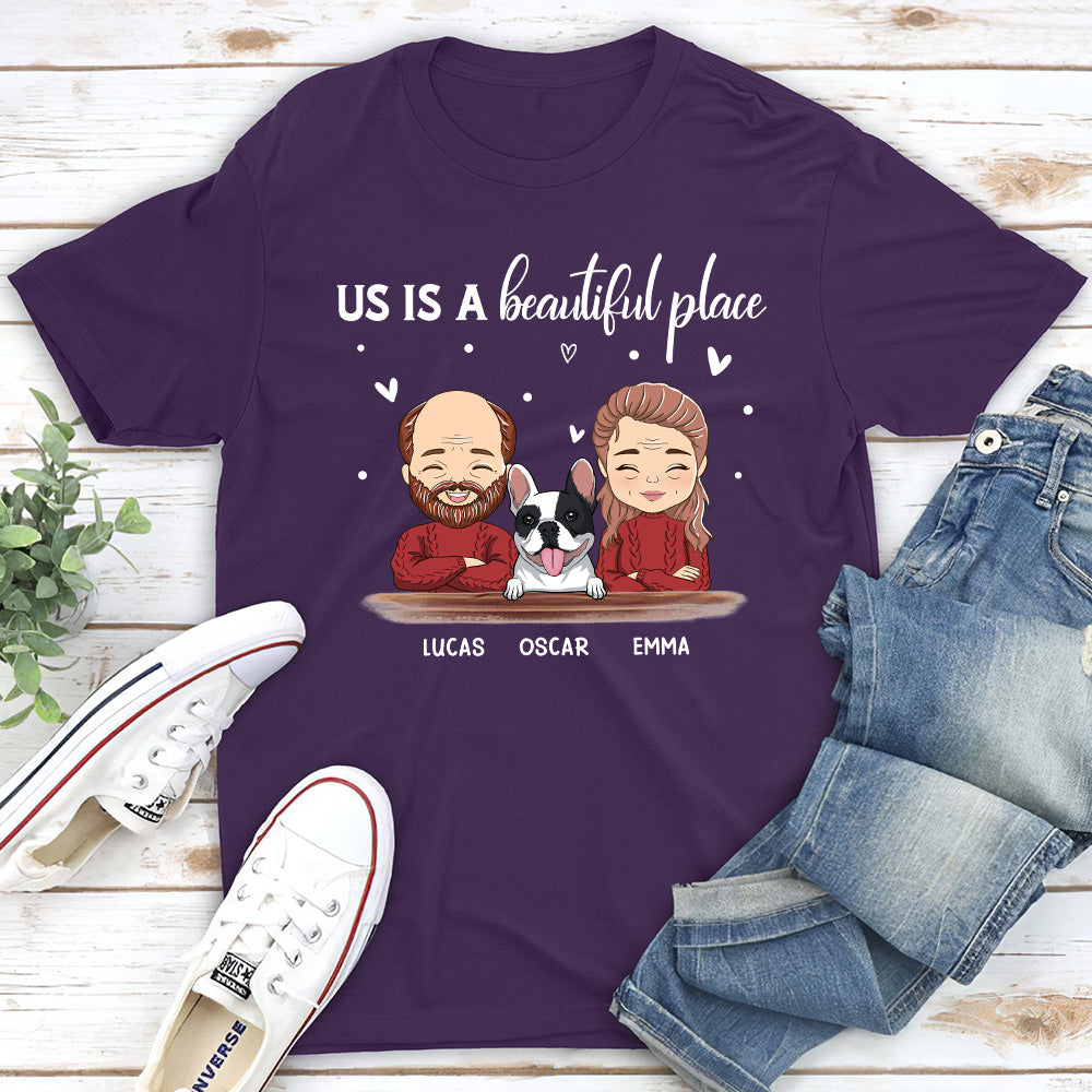 Beautiful Place - Personalized Custom Unisex T-shirt