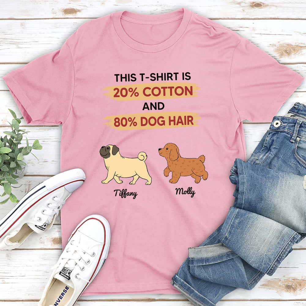 80% Dog Hair - Personalized Custom Unisex T-shirt