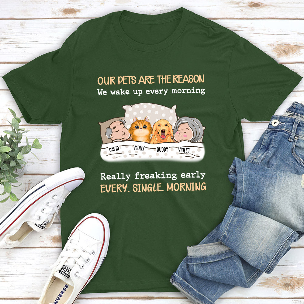 My Pet Reason Couple - Personalized Custom Premium T-shirt
