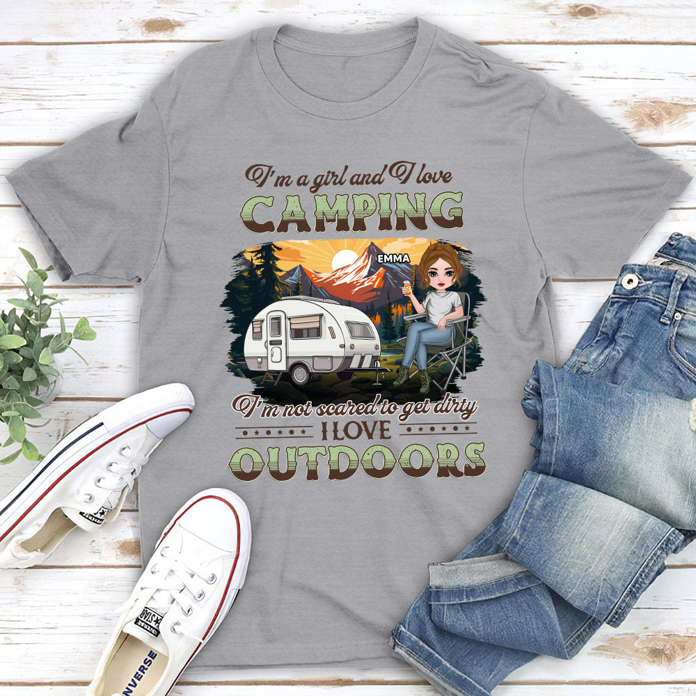 Camping Lover - Personalized Custom Unisex T-shirt