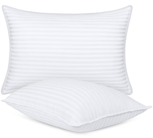Bed Pillows for Sleeping Queen Size (White), Set of 2, Cooling Hotel Quality, for Back