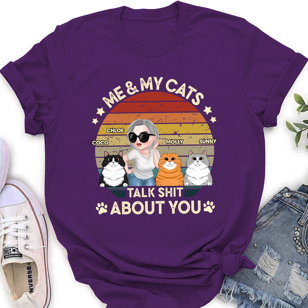 Talk Shit About You - Personalized Custom Women's T-shirt