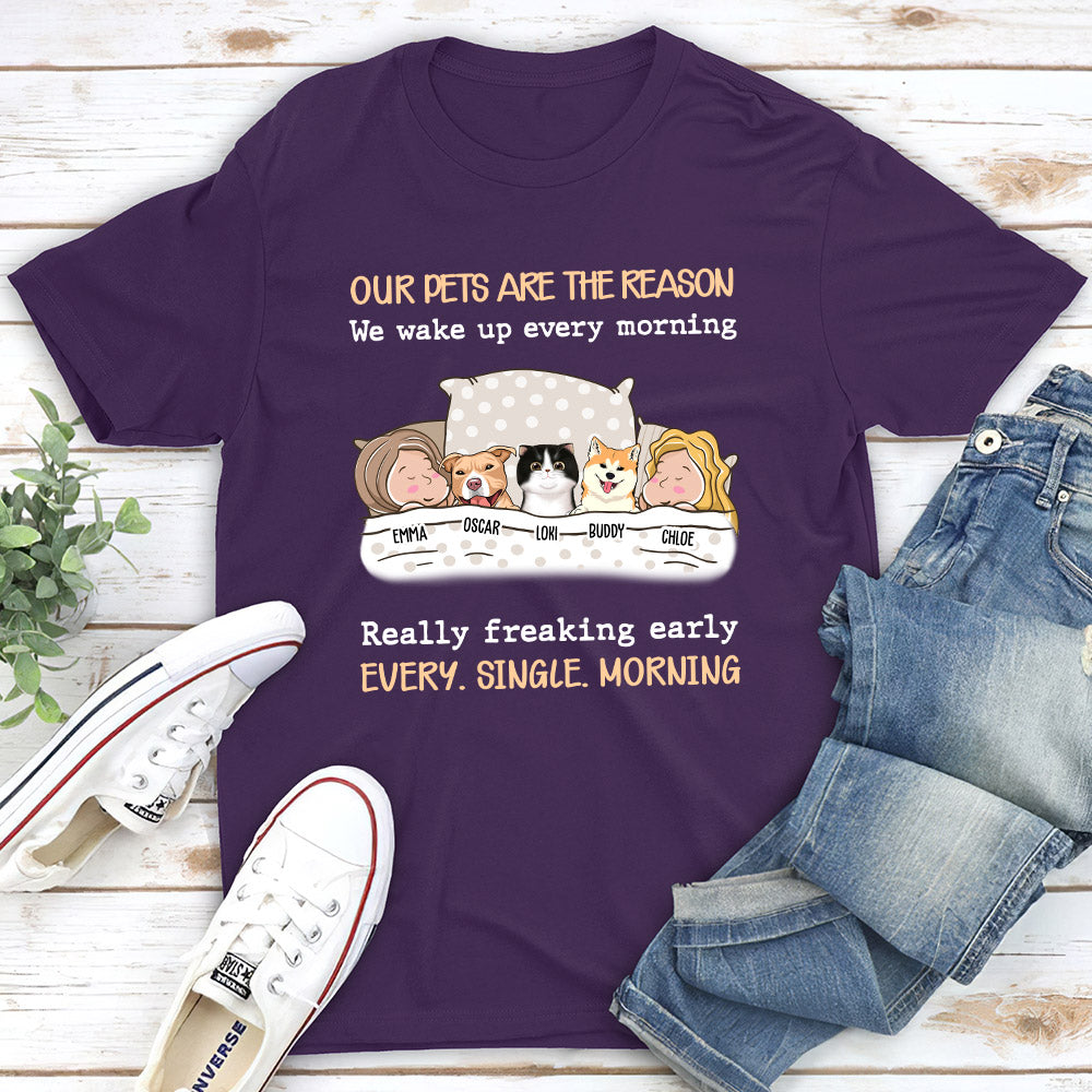 My Pet Reason Couple - Personalized Custom Premium T-shirt