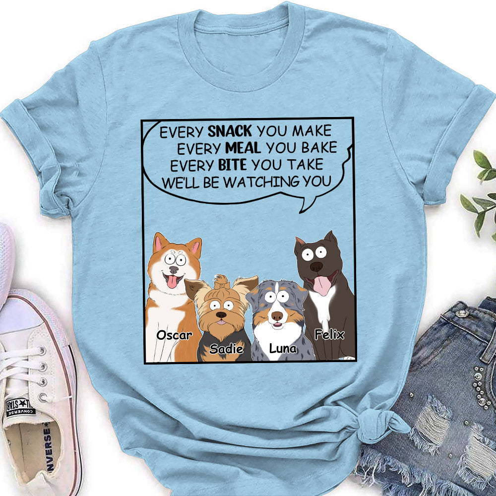 Watching You - Personalized Custom Women's T-shirt