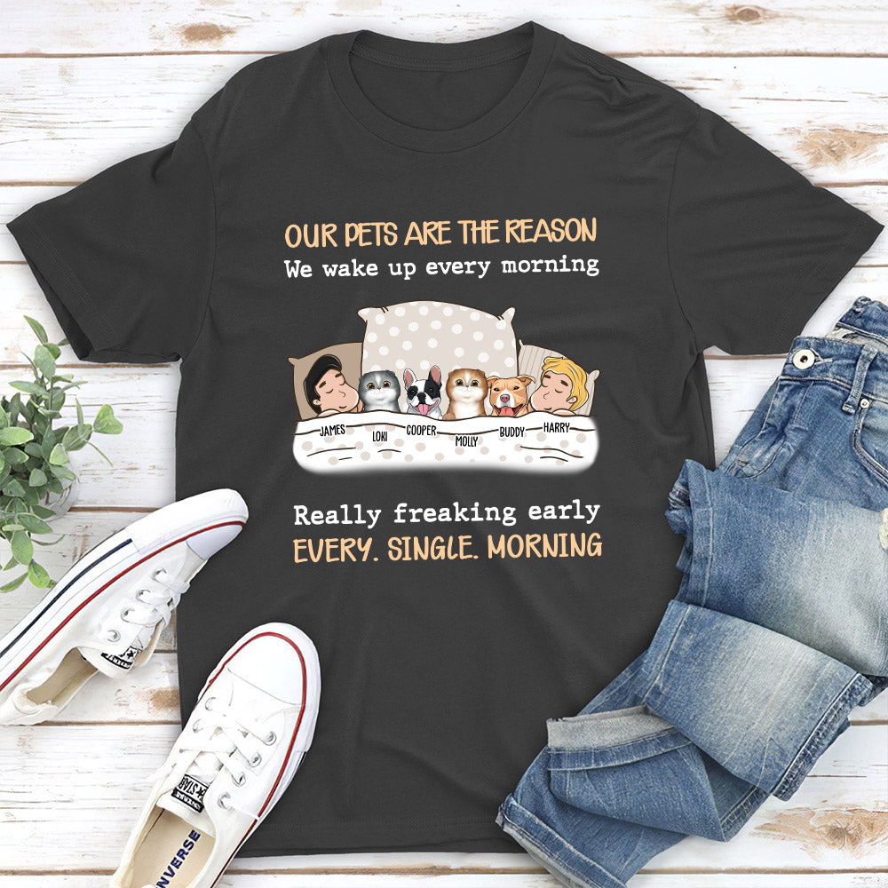 My Pet Reason Couple - Personalized Custom Premium T-shirt