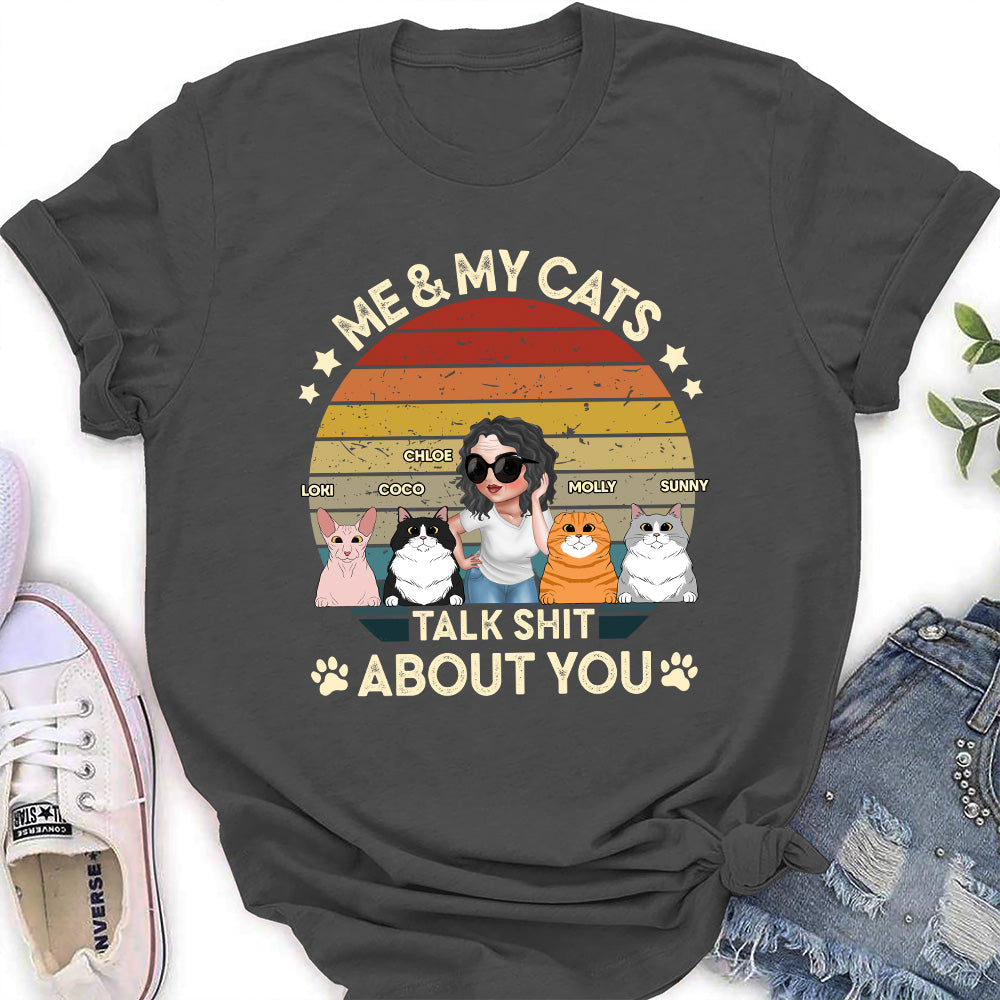 Talk Shit About You - Personalized Custom Women's T-shirt