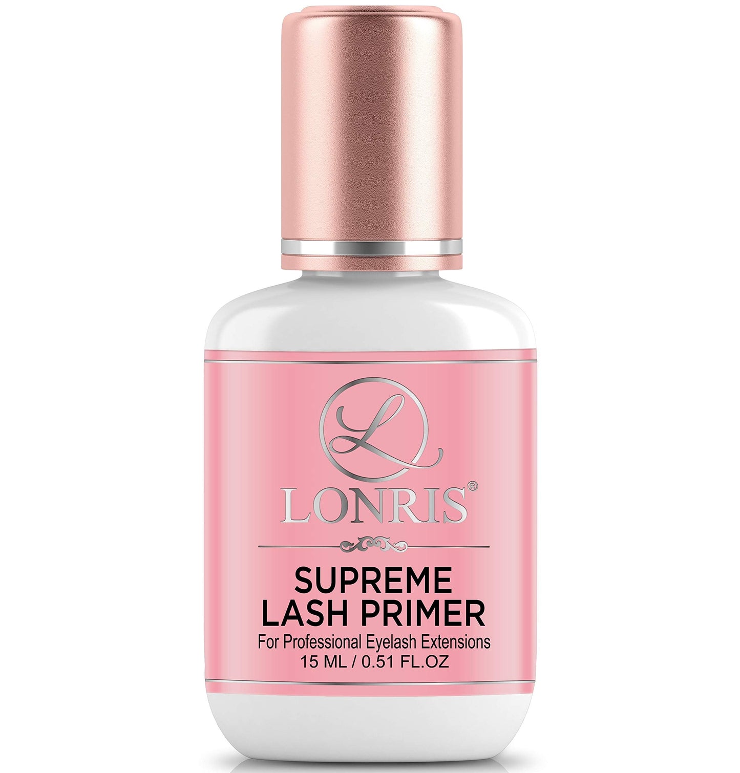 Eyelash Extension Primer - 30% BETTER RETENTION - Lonris Cleanser 15 ml/Protein Oil Remover/Increase Adhesive Bonding Power/Pre-treatment for Individual Semi-Permanent Extensions Glue Supplies