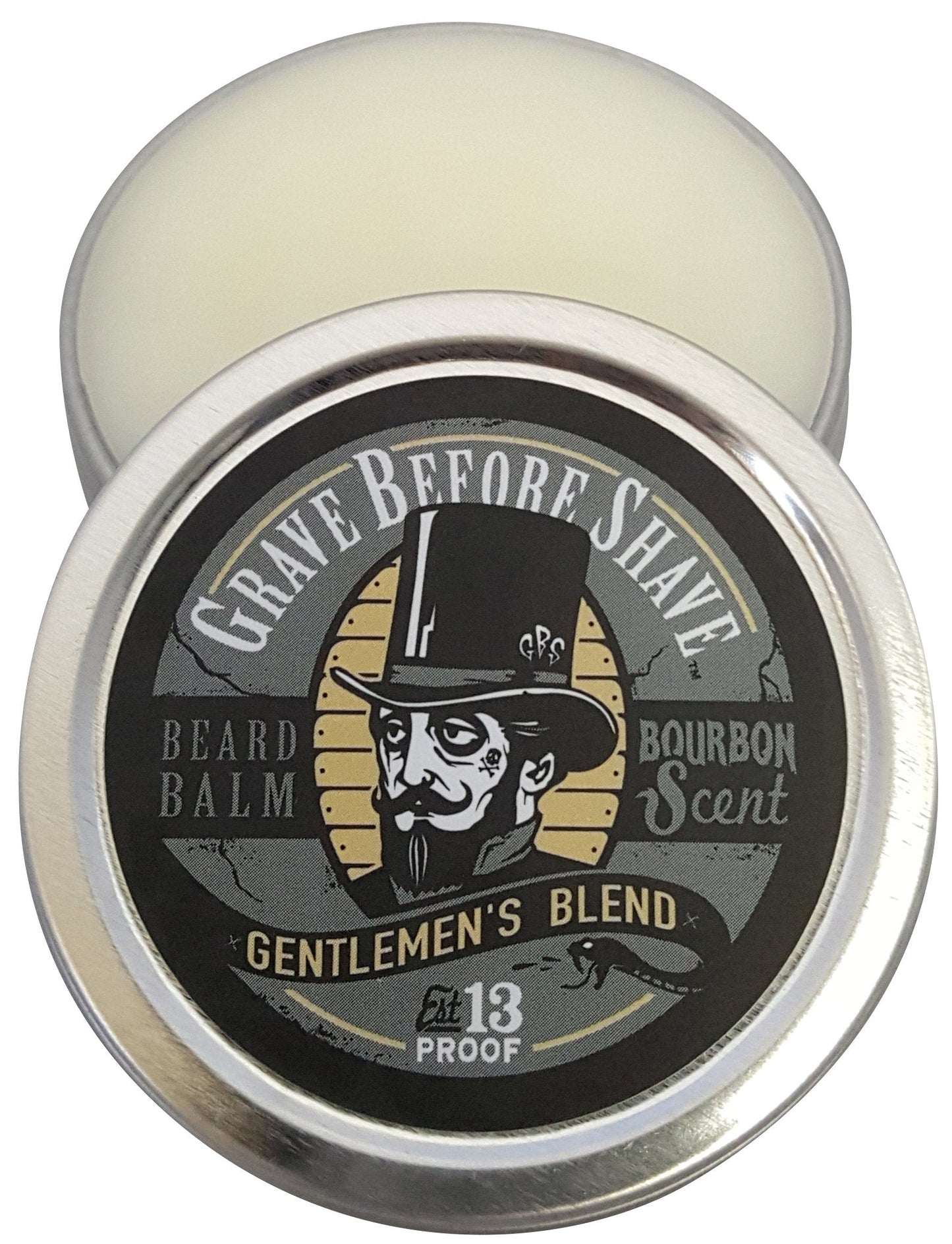 GRAVE BEFORE SHAVE Gentlemen's Blend Beard Balm (Bourbon Scent) (4 oz.)
