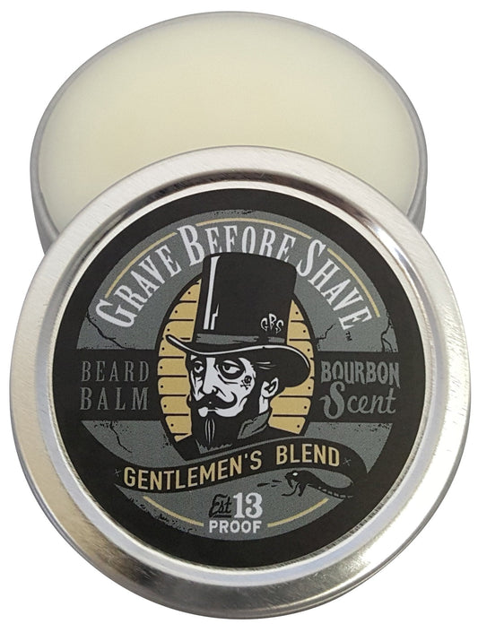 GRAVE BEFORE SHAVE Gentlemen's Blend Beard Balm (Bourbon Scent) (4 oz.)