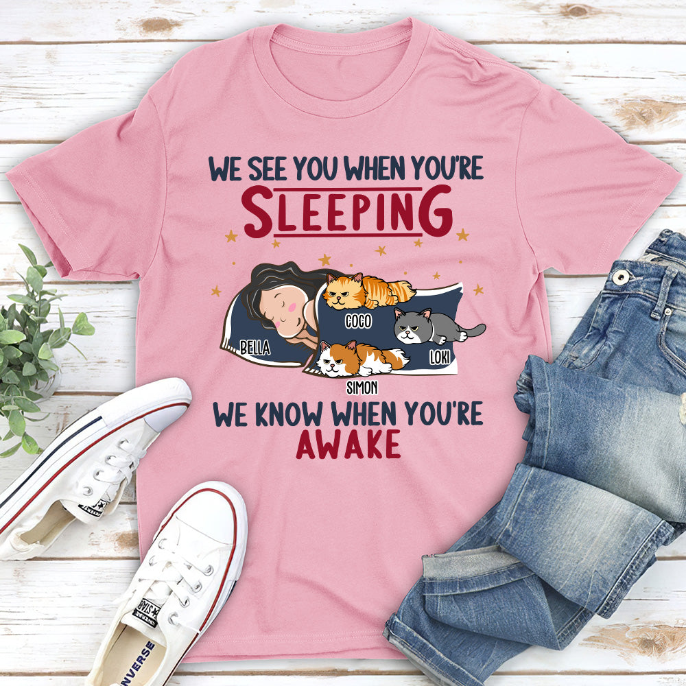 Cats See You - Personalized Custom Unisex T-shirt