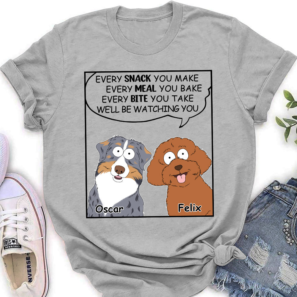 Watching You - Personalized Custom Women's T-shirt