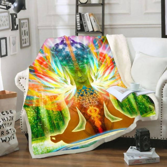 Soft Fleece Blanket | Buddha Birth