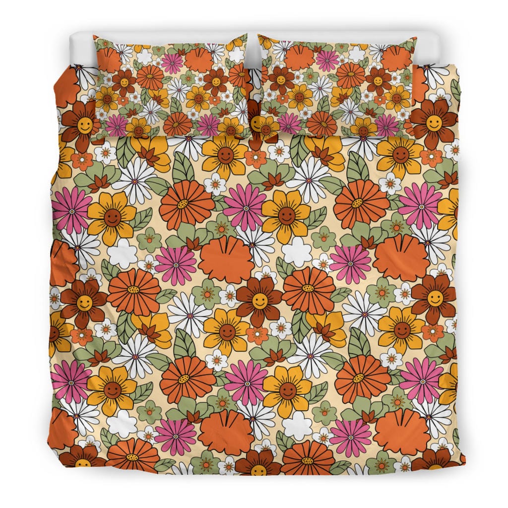 Flower Power Duvet Cover Quilt, Doona & Duvet Covers