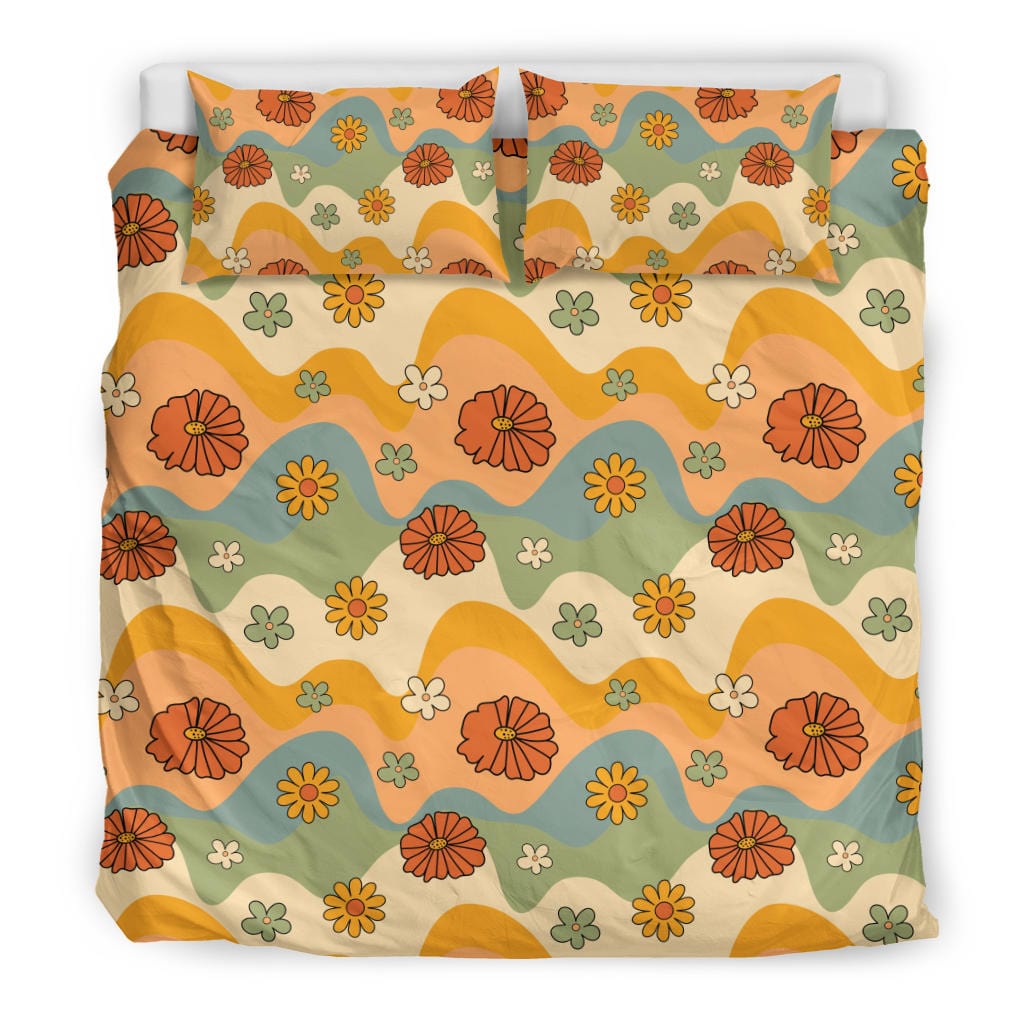 Groovy Daisy Mod Duvet Cover Quilt, Doona & Duvet Covers