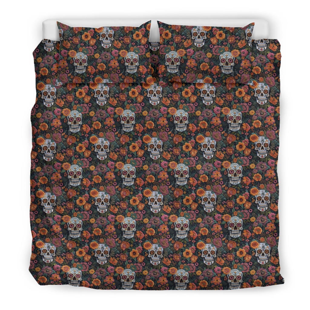 Boho Skulls Quilt, Doona & Duvet Covers