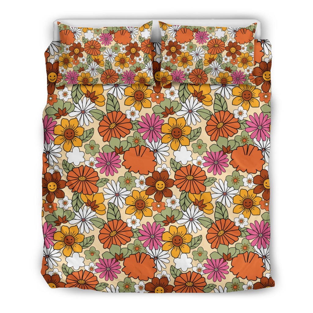Flower Power Duvet Cover Quilt, Doona & Duvet Covers