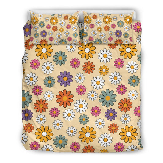 Boho Hippie Daisies Quilt, Doona & Duvet Covers
