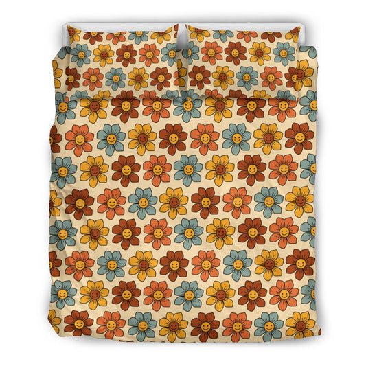 Smiling Flowers Duvet Cover Quilt, Doona & Duvet Covers