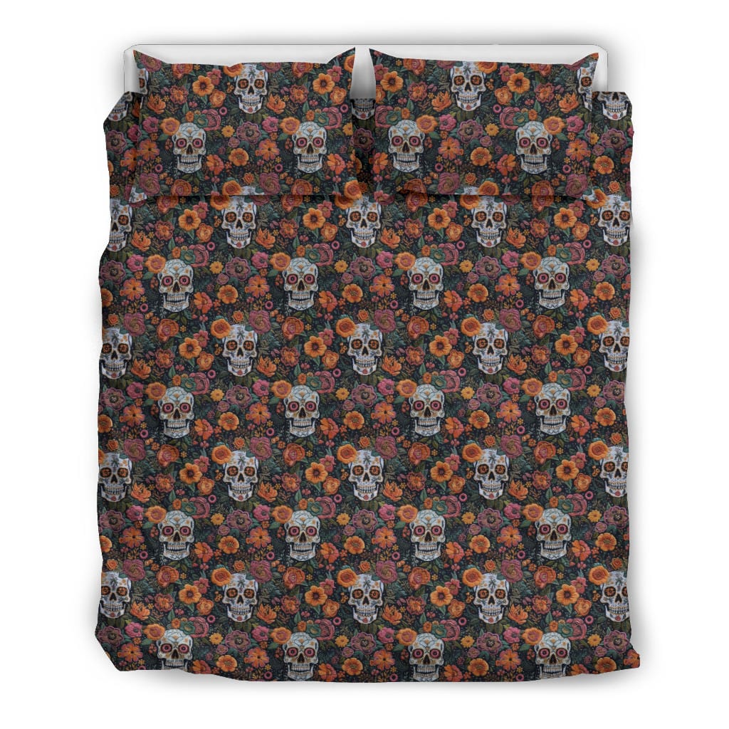 Boho Skulls Quilt, Doona & Duvet Covers