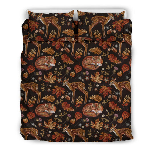 Deers and Foxes Quilt, Doona & Duvet Covers