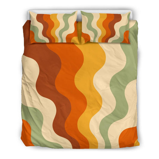 Retro Groovy Vibes Non Outlined Quilt, Doona & Duvet Covers