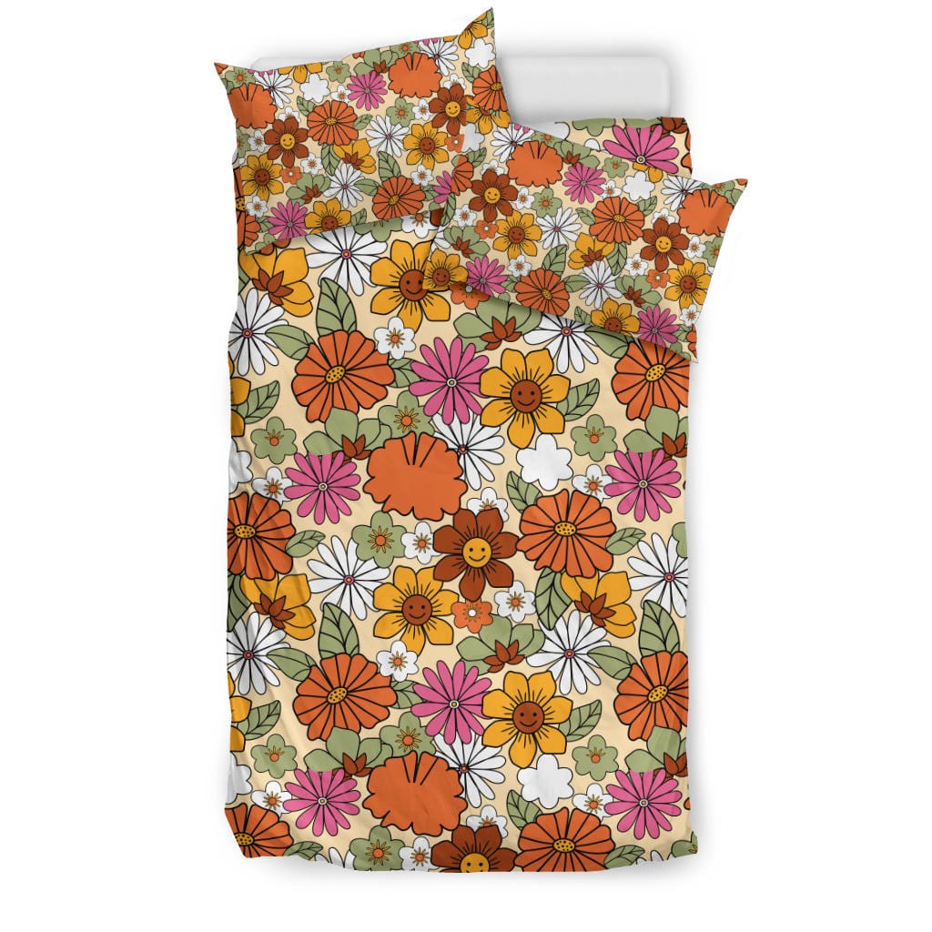Flower Power Duvet Cover Quilt, Doona & Duvet Covers