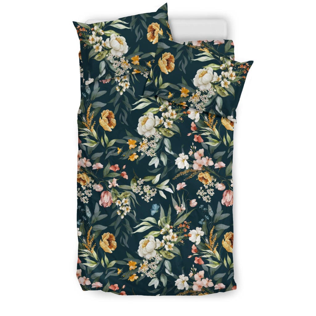Flowers And Leaves Scenery Quilt, Doona & Duvet Covers