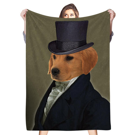 Custom Pet Avatar Blanket Photo Blanket Gift for Pet Lover
