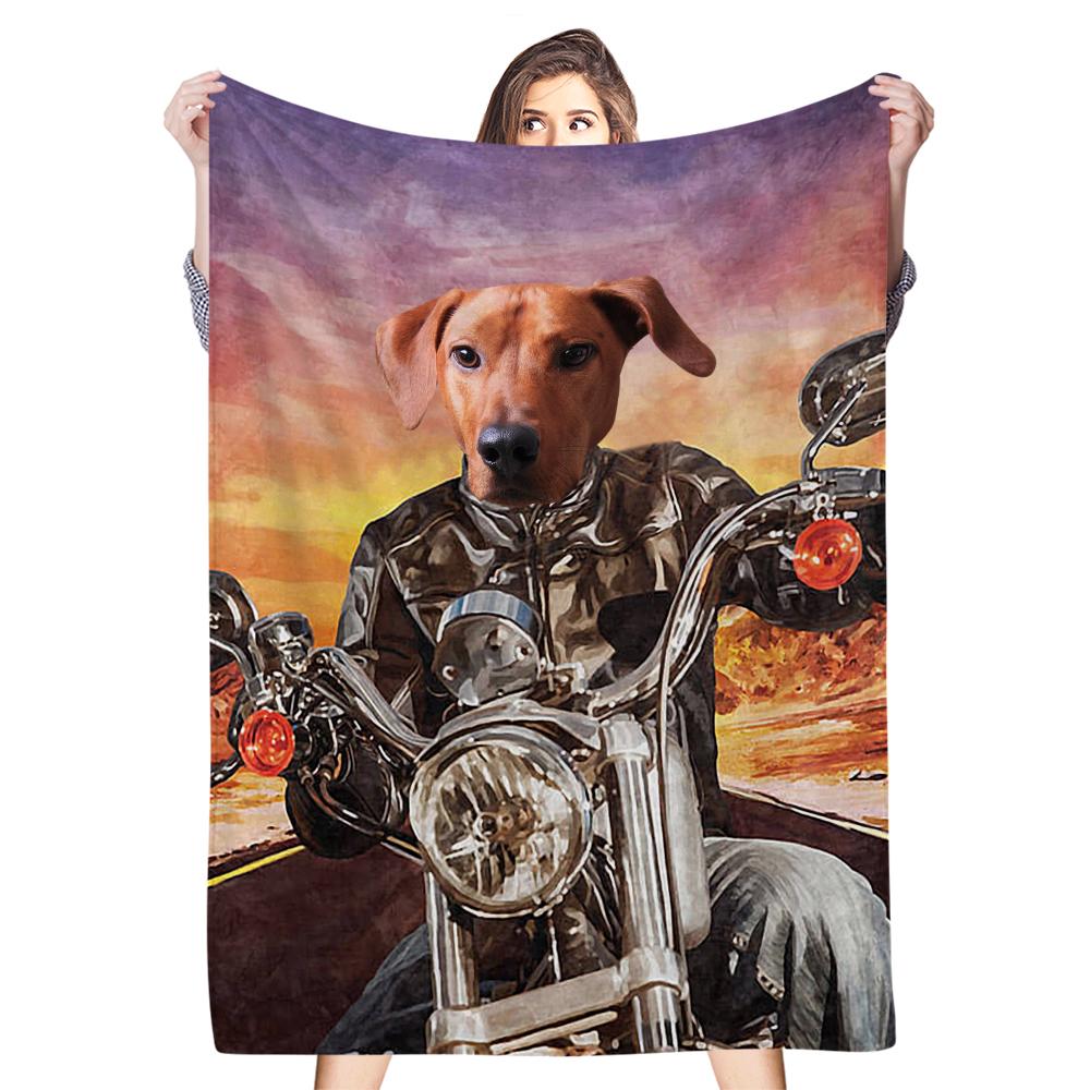 Custom Pet Avatar Blanket Photo Blanket Gift for Pet Lover