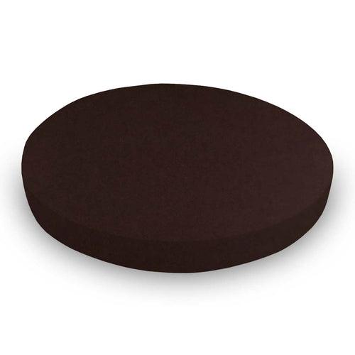 SheetWorld Fitted Round Crib Sheet - 100% Cotton Jersey - Solid Brown, - Zoter Shop