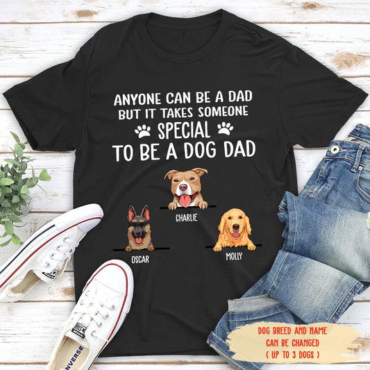 Special Dog Dad - Personalized Custom Unisex T-shirt