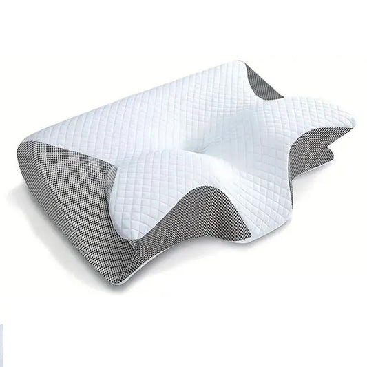 Butterfly Sleep Memory Neck Pillow Slow Rebound Comfortable Memory Foam Sleep Pillow Cervical Orthopedic Neck Massage Bed Pillow ShopOnlyDeal