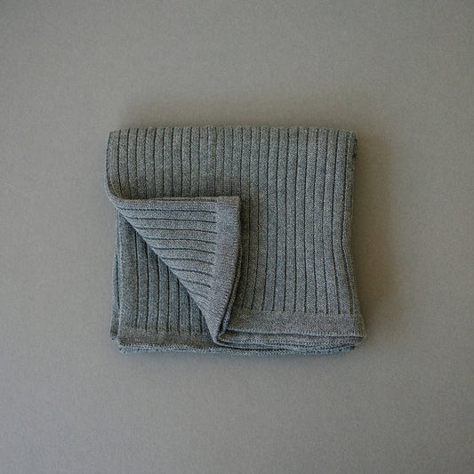Charcoal Knit Quilt
