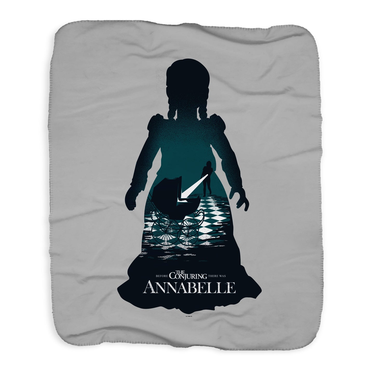 The Conjuring Universe -  Annabelle Silhouette Sherpa Blanket