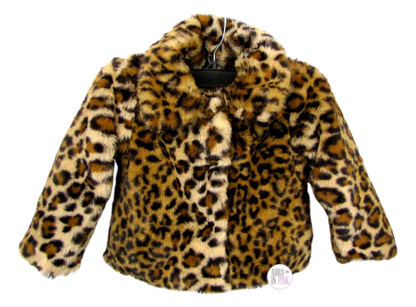C&C California Leopard Print Faux Fur Plush Coat