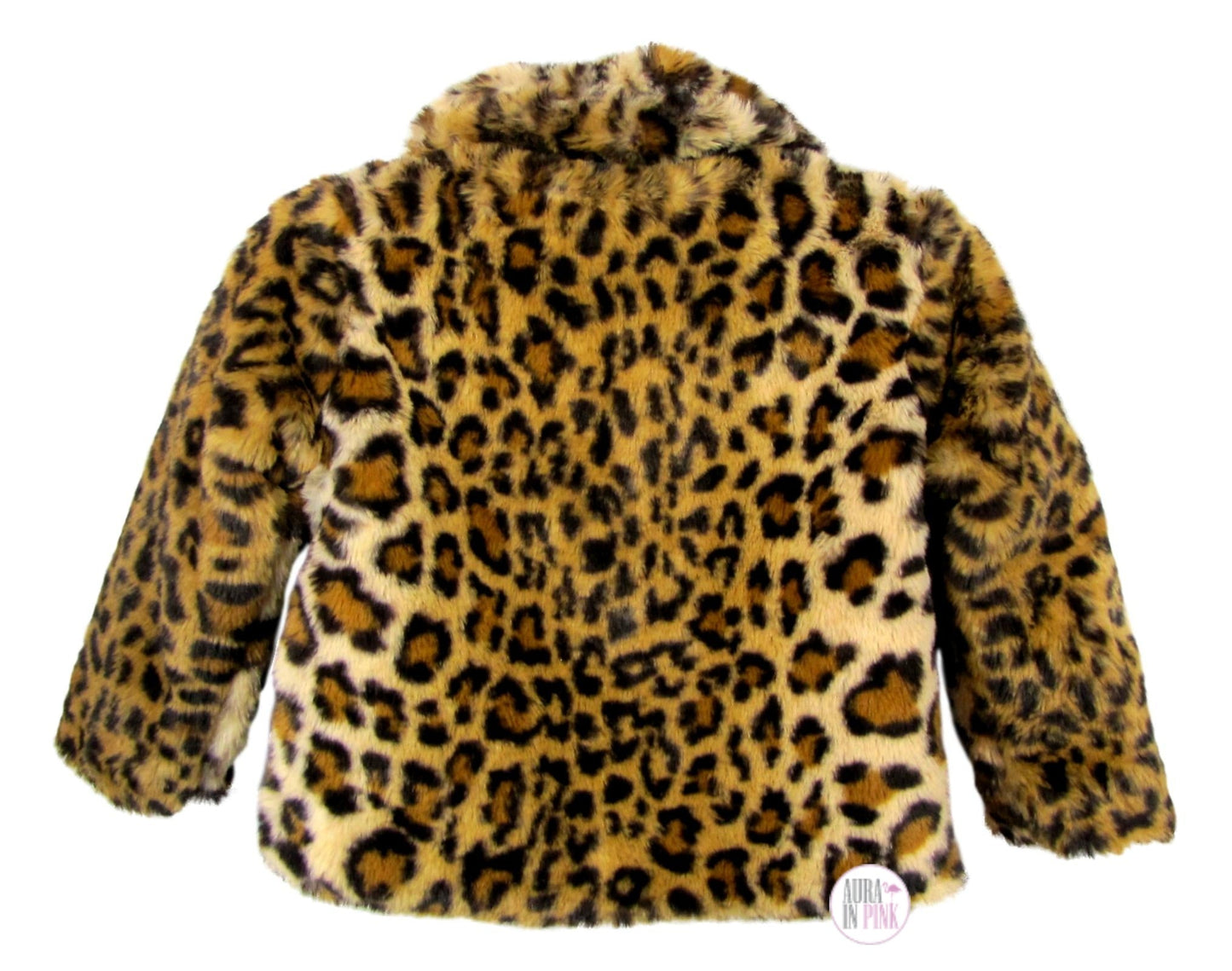 C&C California Leopard Print Faux Fur Plush Coat