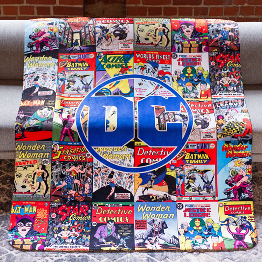 DC Classic Covers Sherpa Throw Blanket