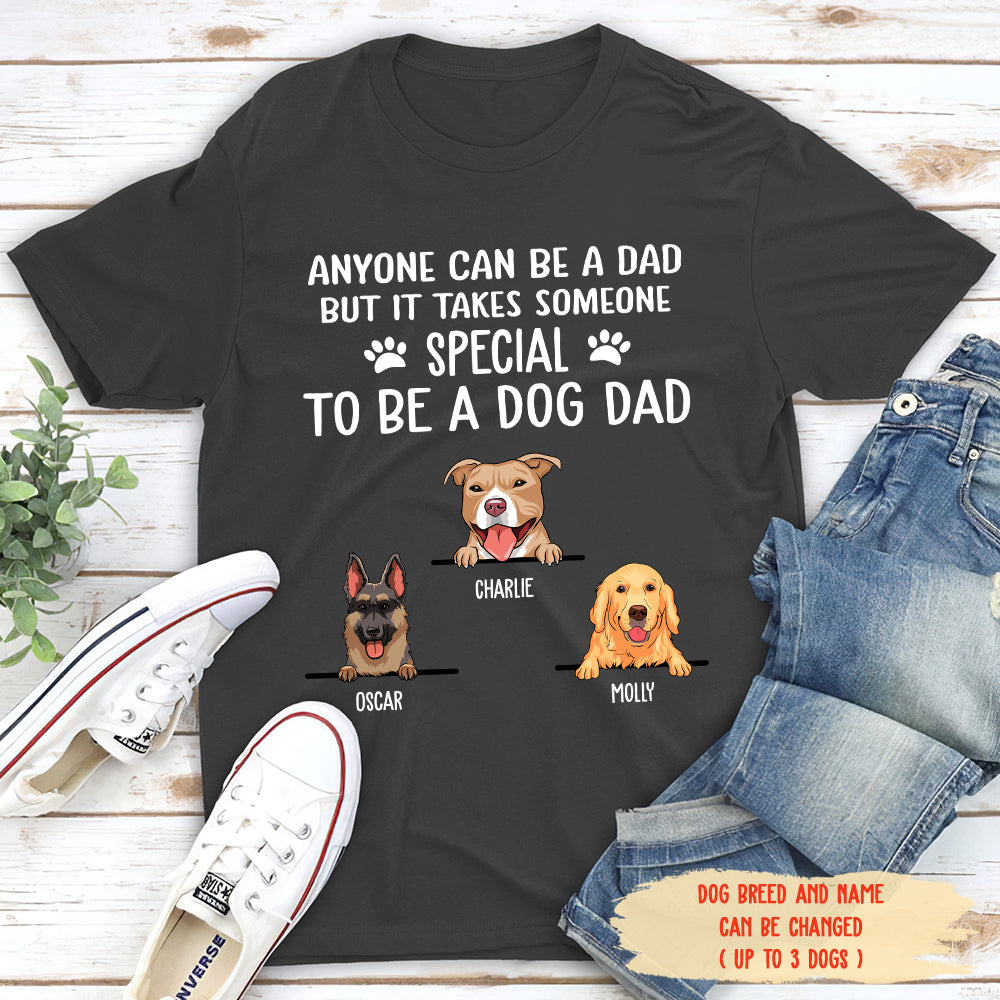Special Dog Dad - Personalized Custom Unisex T-shirt
