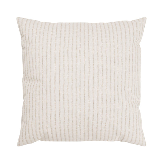 Dobby Natural Stripe Linen Pillow