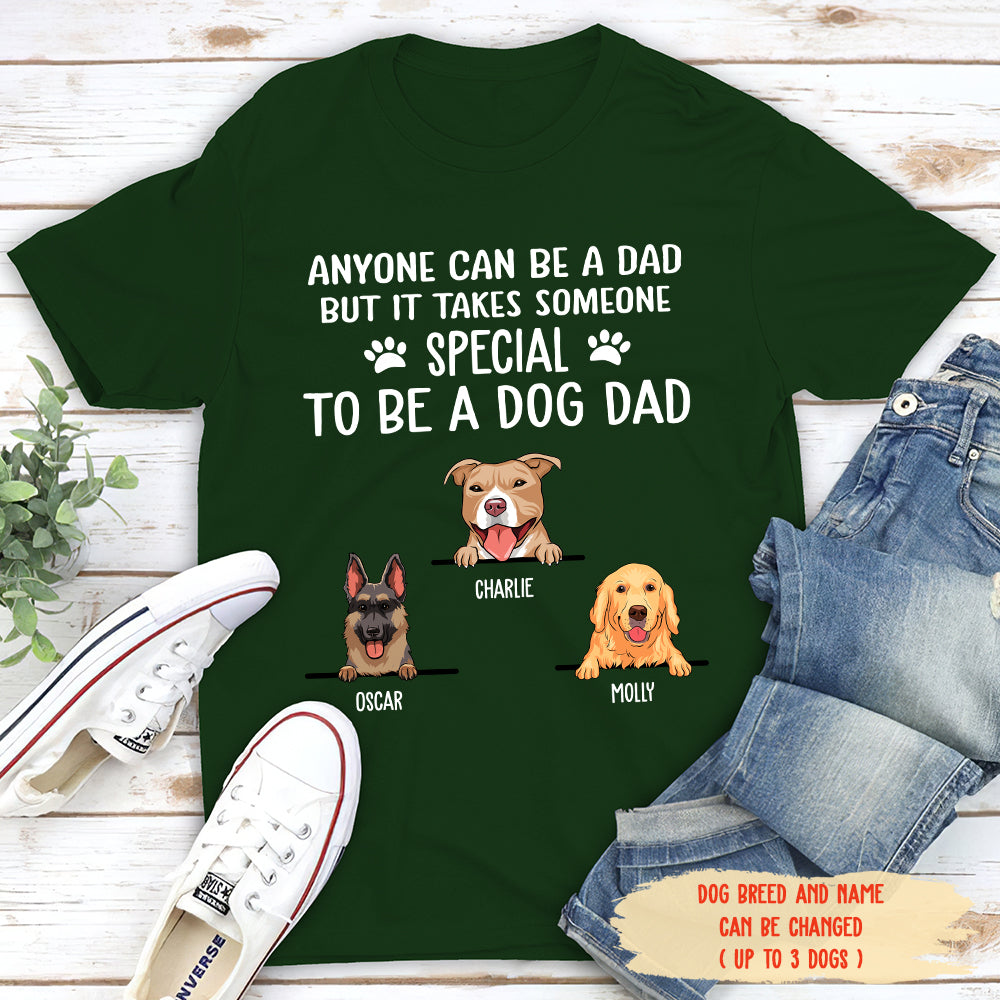 Special Dog Dad - Personalized Custom Unisex T-shirt