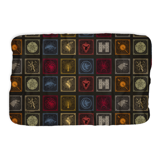 Game of Thrones Sigil Badge Sherpa Blanket