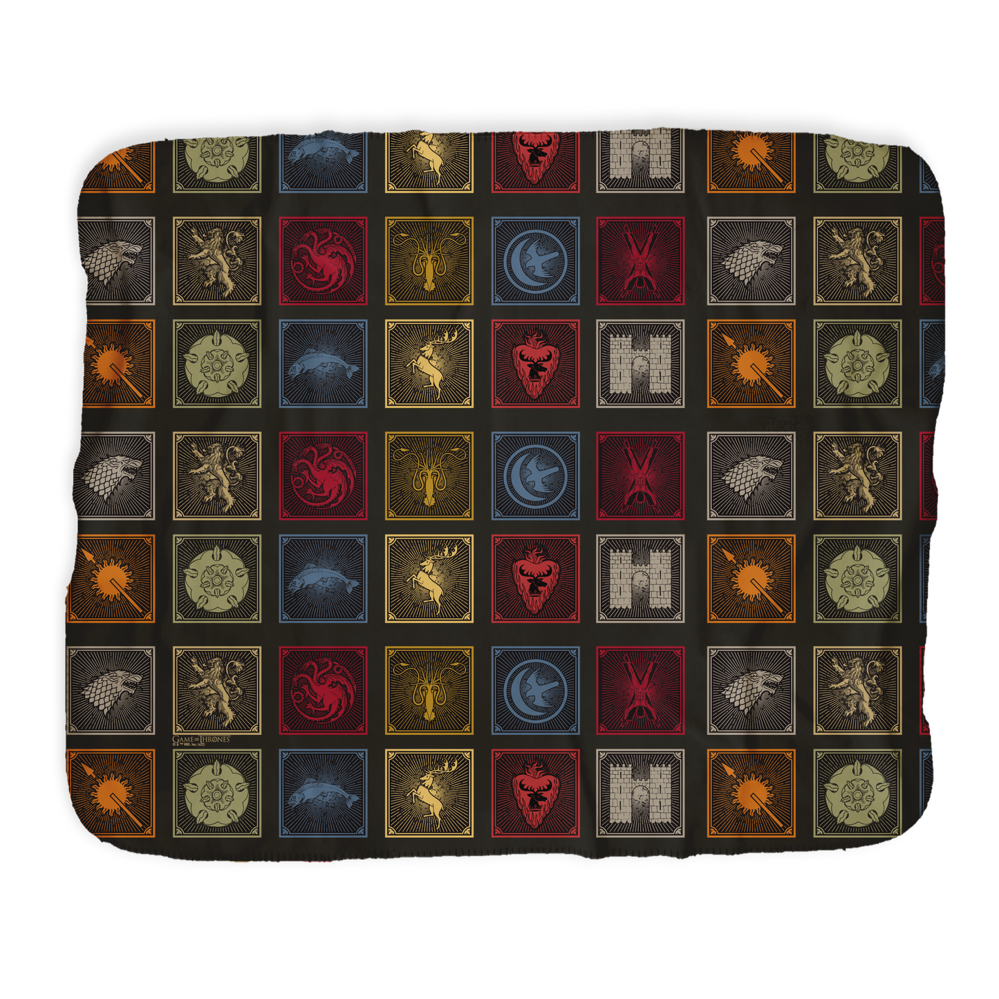Game of Thrones Sigil Badge Sherpa Blanket