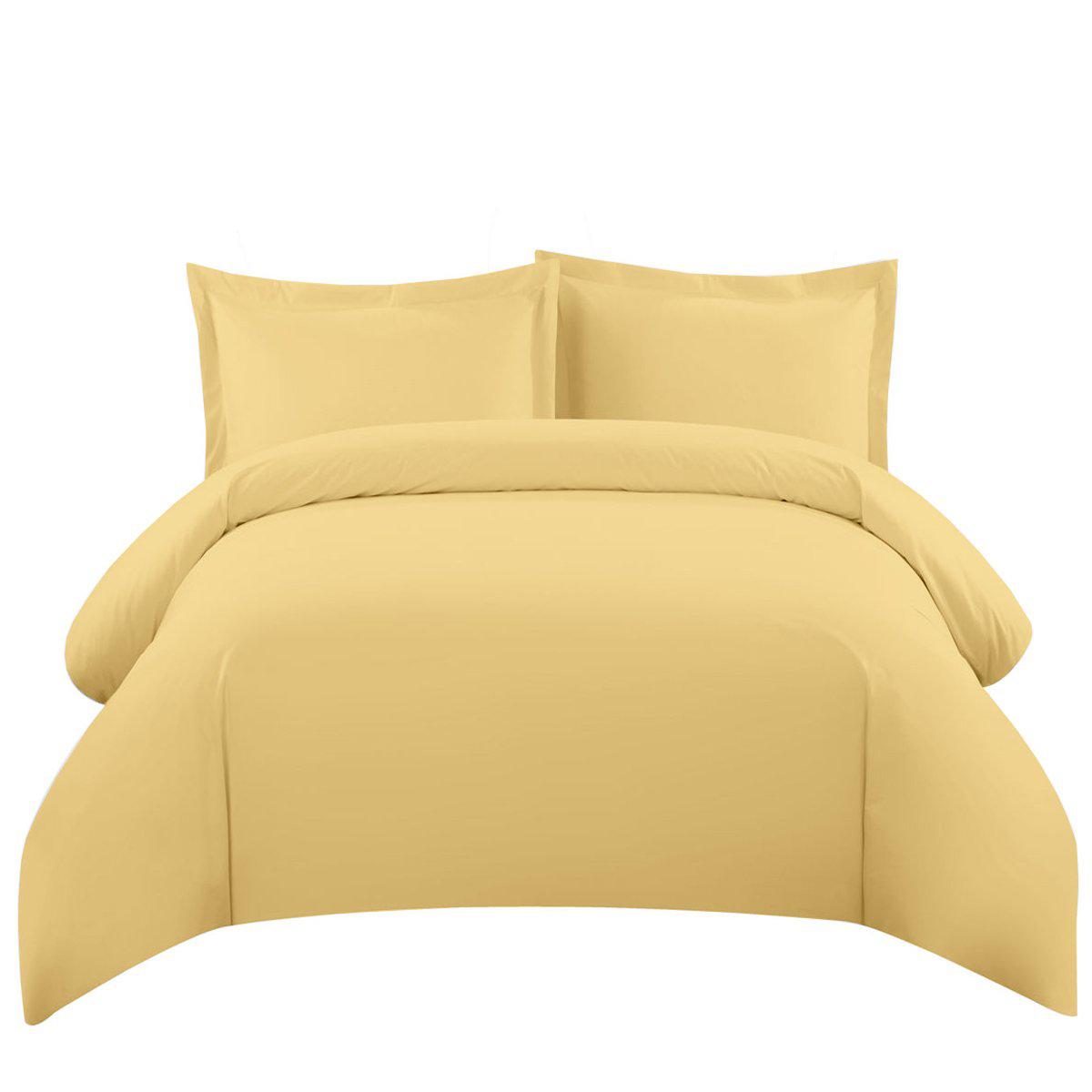 Duvet Cover Set 550 Thread Count-Royal Tradition-Twin/Twin XL-Gold-Egyptian Linens