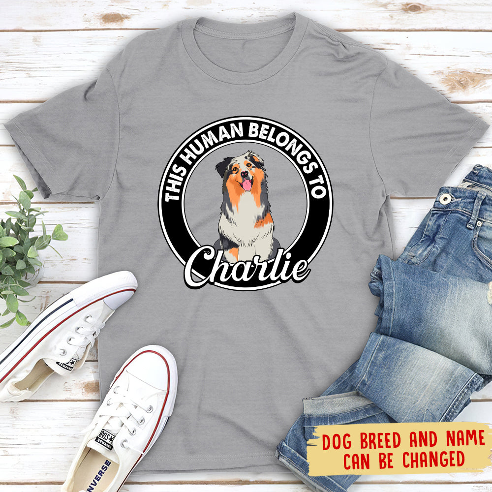 This Human Belongs - Personalized Custom Unisex T-shirt
