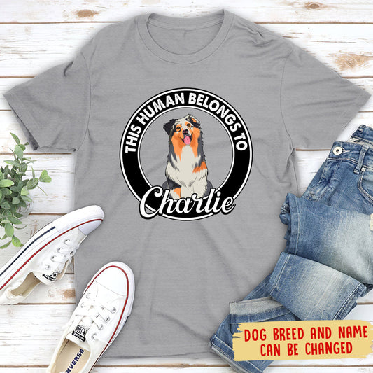 This Human Belongs - Personalized Custom Unisex T-shirt